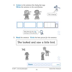 Year 1 Phonics 10-Minute Weekly Workouts (Ages 5-6) Look Inside Image 4