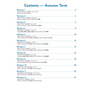 Year 1 Phonics 10-Minute Weekly Workouts (Ages 5-6) Look Inside Image 1