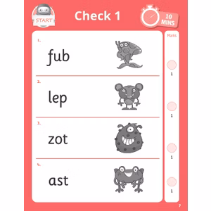 Year 1 Phonics Test Practice Pack (Ages 5-6) Look Inside Image 4