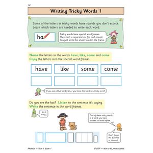 Year 1 Phonics Workbook Book 1 (Ages 5-6) Look Inside Image 5
