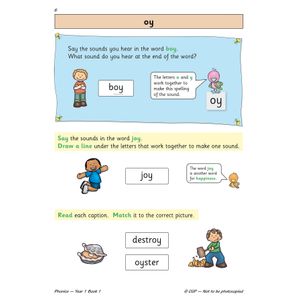 Year 1 Phonics Workbook Book 1 (Ages 5-6) Look Inside Image 3