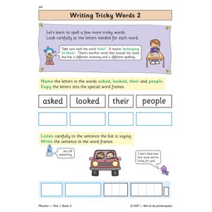 Year 1 Phonics Workbook Book 3 (Ages 5-6) Look Inside Image 6