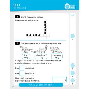 Year 2 Maths 10-Minute SATs Tests (Ages 6-7) Look Inside Image 3