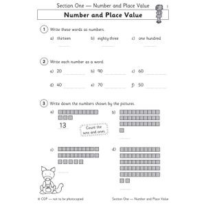 Year 2 Maths Study & Workbook Pack (Ages 6-7) Look Inside Image 1