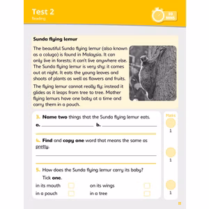 Year 2 Reading 10-Minute SATs Tests (Ages 6-7) Look Inside Image 2