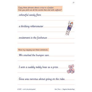 Year 3 Handwriting Workbook (Ages 7-8) Look Inside Image 3