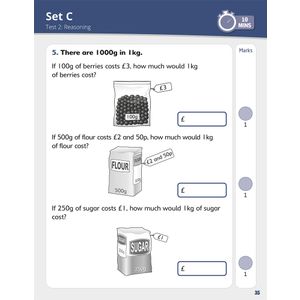 Year 3 Maths 10-Minute SATs Tests (Ages 7-8) Look Inside Image 2