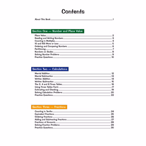 Year 3 Maths Study & Workbook Pack (Ages 7-8) Look Inside Image 1