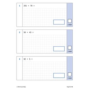 Year 3 SATs Arithmetic Practice Papers Download (Ages 7-8) Look Inside Image 1