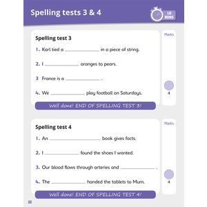 Year 3 SPaG 10-Minute SATs Tests (Ages 7-8) Look Inside Image 2
