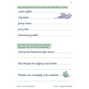 Year 4 Handwriting Workbook (Ages 8-9) Look Inside Image 3