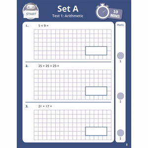 Year 4 Maths 10-Minute SATs Tests (Ages 8-9) Look Inside Image 1