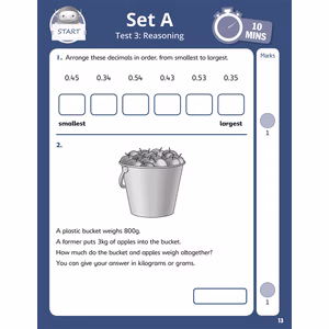 Year 4 Maths 10-Minute SATs Tests (Ages 8-9) Look Inside Image 2