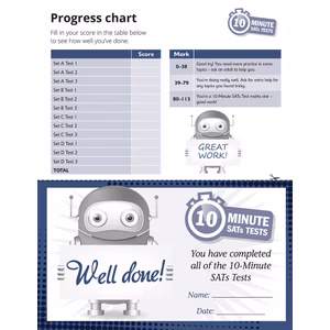 Year 4 Maths 10-Minute SATs Tests (Ages 8-9) Look Inside Image 5