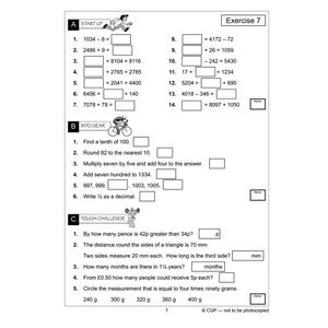Year 4 Mental Maths Workout Book (Ages 8-9) Look Inside Image 2