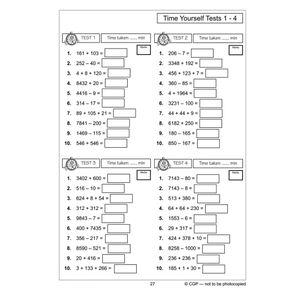 Year 4 Mental Maths Workout Book (Ages 8-9) Look Inside Image 4