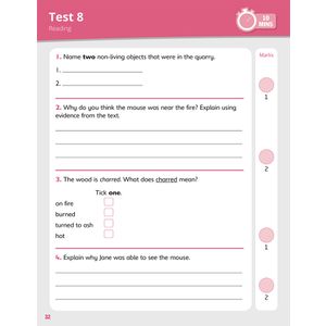 Year 4 Reading 10-Minute SATs Tests (Ages 8-9) Look Inside Image 2