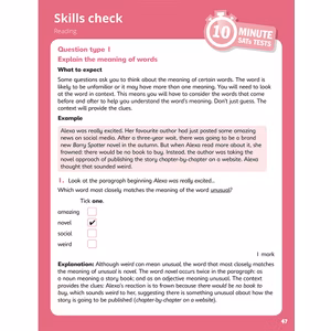 Year 4 Reading 10-Minute SATs Tests (Ages 8-9) Look Inside Image 4