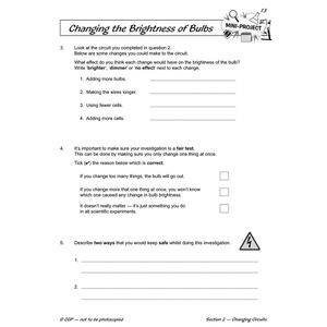 Year 4 Science Workout - Electricity (Ages 8-9) Look Inside Image 6