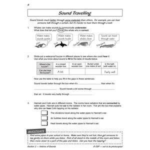 Year 4 Science Workout - Sound (Ages 8-9) Look Inside Image 2
