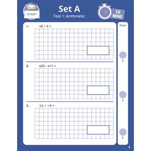 Year 5 Maths 10-Minute SATs Tests (Ages 9-10) Look Inside Image 1