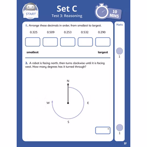 Year 5 Maths 10-Minute SATs Tests (Ages 9-10) Look Inside Image 2
