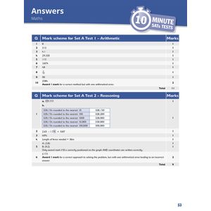 Year 5 Maths 10-Minute SATs Tests (Ages 9-10) Look Inside Image 3