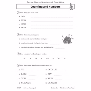 Year 5 Maths Workout Book (Ages 9-10) Look Inside Image 1