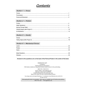 Year 5 Science Workout - Forces & Mechanical Devices (Ages 9-10) Look Inside Image 1