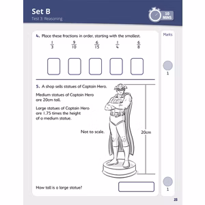 Year 6 Maths 10-Minute SATs Tests (Ages 10-11) Look Inside Image 2