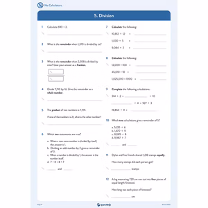 Year 6 Maths Tests (Download, School Licence) Look Inside Image 2