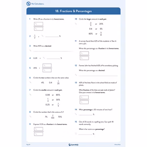 Year 6 Maths Tests (Download, School Licence) Look Inside Image 5