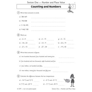 Year 6 Maths Workout Book (Ages 10-11) Look Inside Image 1