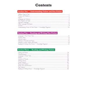 Year 7 English Study & Workbook Pack (Ages 11-12) Look Inside Image 1