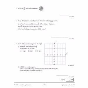 Year 7 Maths Study & Workbook Pack (Ages 11-12) Look Inside Image 18