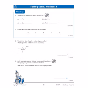 Year 7 Maths Study & Workbook Pack (Ages 11-12) Look Inside Image 17