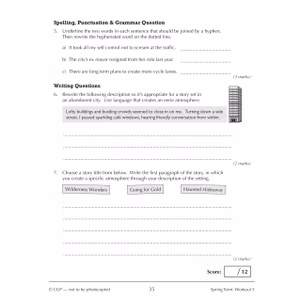 Year 8 English 10-Minute Weekly Workouts (Ages 12-13) Look Inside Image 5