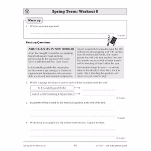 Year 8 English Study & Workbook Pack (Ages 12-13) Look Inside Image 12