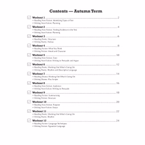 Year 8 English Workbook Pack (Ages 12-13) Look Inside Image 1