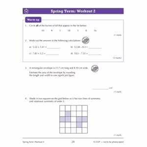 Year 8 Maths 10-Minute Weekly Workouts (Ages 12-13) Look Inside Image 6