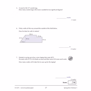 Year 8 Maths 10-Minute Weekly Workouts (Ages 12-13) Look Inside Image 5