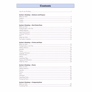 Year 9 English Targeted Workbook (Ages 13-14) Look Inside Image 1