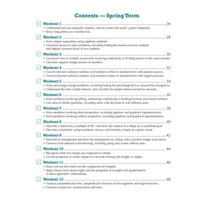 Year 9 Maths 10-Minute Weekly Workouts (Ages 13-14) Look Inside Image 2