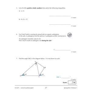Year 9 Maths Study & Workbook Pack (Ages 13-14) Look Inside Image 11
