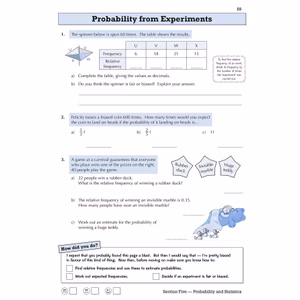 Year 9 Maths Targeted Workbook (Ages 13-14) Look Inside Image 3