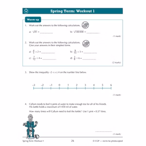 Year 9 Maths Workbook Pack (Ages 13-14) Look Inside Image 4