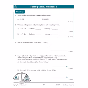 Year 9 Maths Workbook Pack (Ages 13-14) Look Inside Image 6
