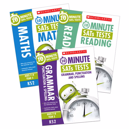 Year 3 SATs 10-Minute Tests Pack (Ages 7-8)