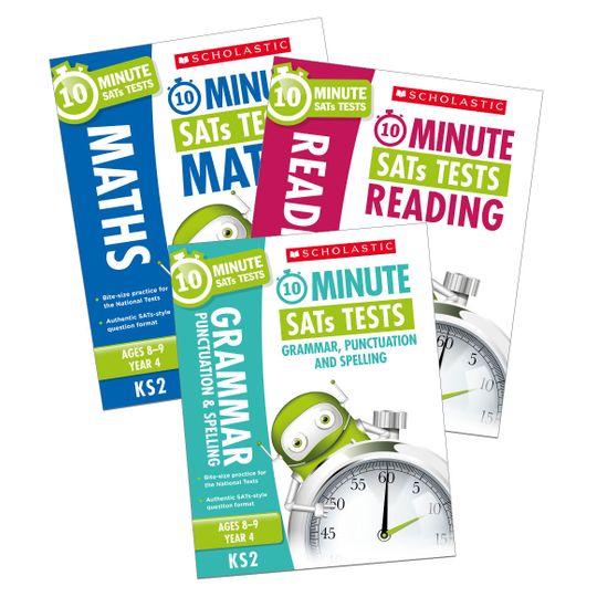 Year 4 SATs 10-Minute Tests Pack (Ages 8-9)