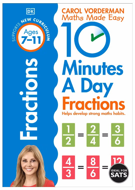 10 Minutes a Day Fractions (Ages 7-11)